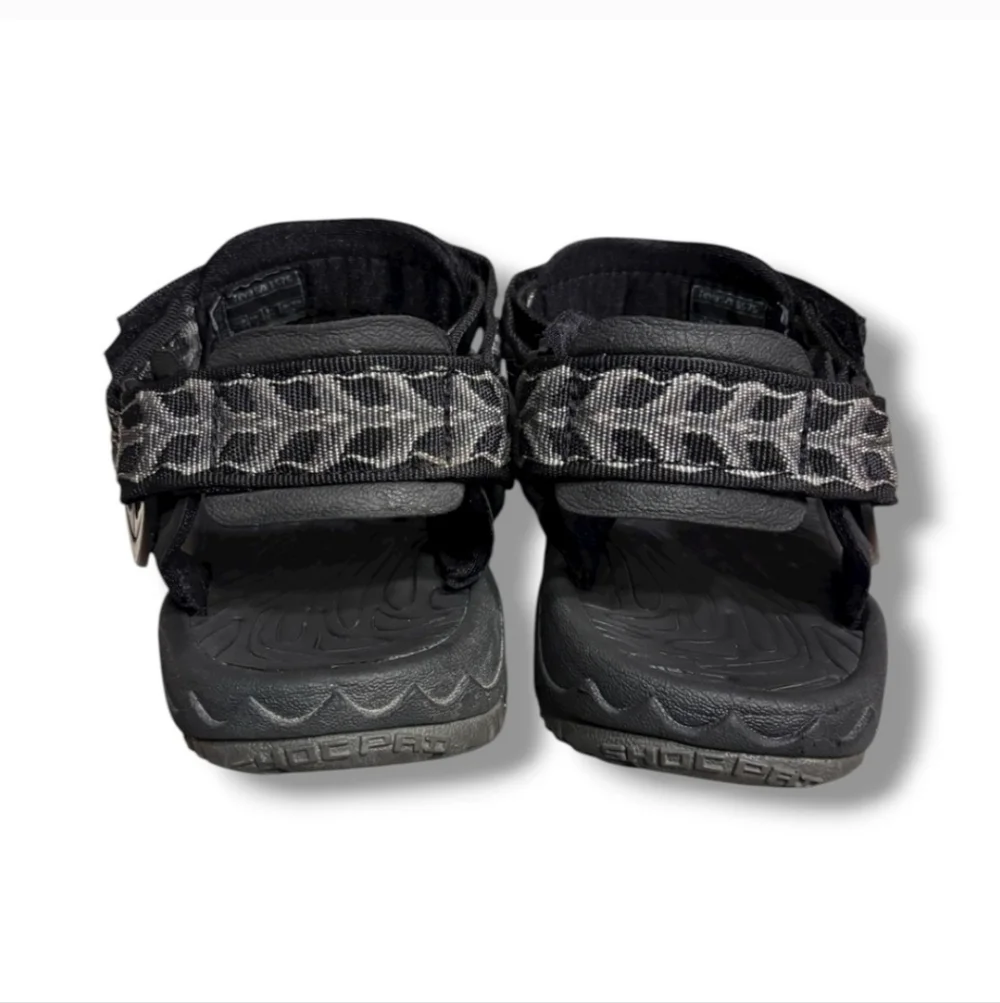 TEVA Black & Grey Web Strap Hiking Sandals